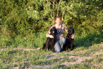 Even poseren